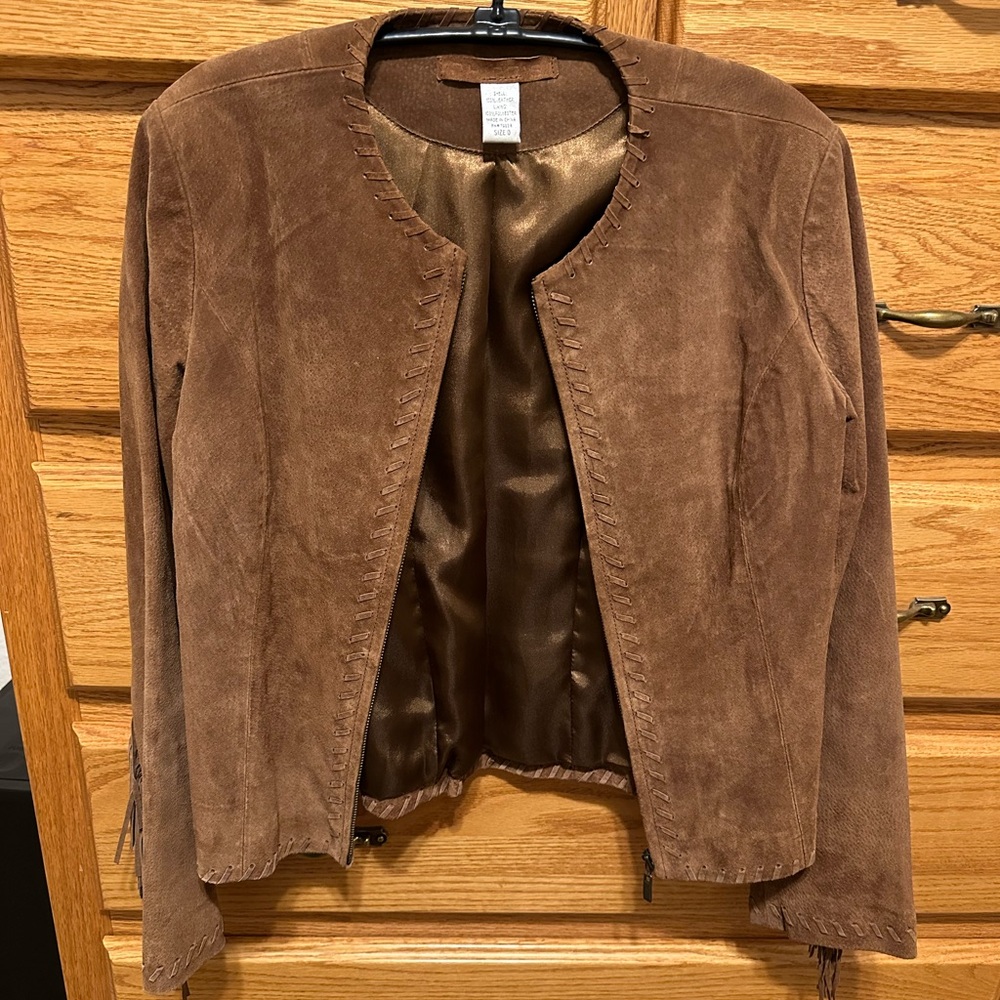Suede Jacket -Size 4
